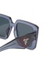 Detail View - Click To Enlarge - PRADA - Acetate Square Sunglasses