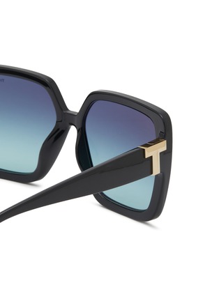 Detail View - Click To Enlarge - TIFFANY - Acetate Sqaure Sunglasses