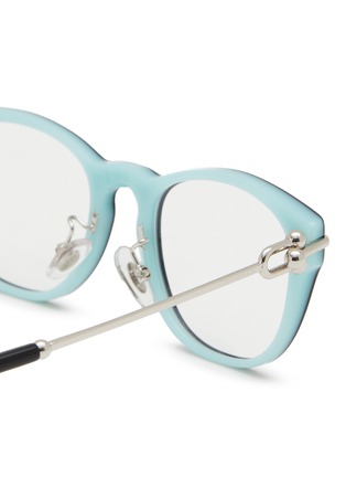 Detail View - Click To Enlarge - TIFFANY - Acetate Round Glasses