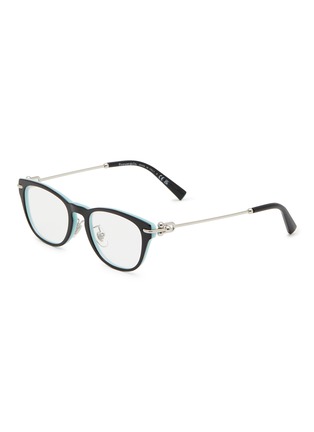 Main View - Click To Enlarge - TIFFANY - Acetate Round Glasses