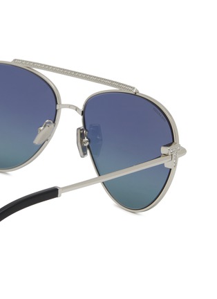 Detail View - Click To Enlarge - TIFFANY - Metal Aviator Sunglasses