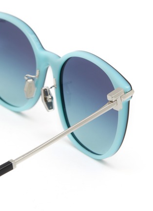 Detail View - Click To Enlarge - TIFFANY - Acetate Round Sunglasses