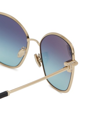 Detail View - Click To Enlarge - TIFFANY - Metal Square Sunglasses