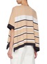 Back View - Click To Enlarge - PESERICO - Striped Kimono Top