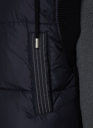  - PESERICO - Two-Toned Cap Sleeves Puffer Gilet