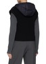 Back View - Click To Enlarge - PESERICO - Two-Toned Cap Sleeves Puffer Gilet