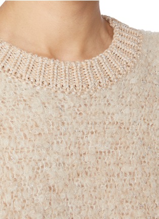  - PESERICO - Bouclé Rib Hem Sweater