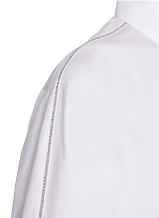  - PESERICO - Quarter Sleeve Embellished Shirt