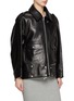 Detail View - Click To Enlarge - BEAUTIFUL PEOPLE - Double-End Leather Motorcycle Jacket