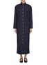 Main View - Click To Enlarge - BEAUTIFUL PEOPLE - Dark Wash Denim Shirt Dress