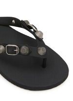 BALENCIAGA | Cagole Thong Rubber Sandals | BLACK | Women BALENCIAGA | Cagole Thong Rubber Sandals | BLACK | Women