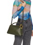 Figure View - Click To Enlarge - JW ANDERSON - JWA Corner Leather Bag