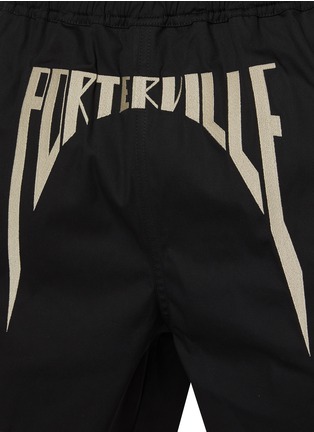  - RICK OWENS  - Porterville Embroidered Boxer Shorts