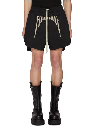 Main View - Click To Enlarge - RICK OWENS  - Porterville Embroidered Boxer Shorts