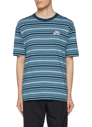 Main View - Click To Enlarge - NIKE - M90 Stripe SP24 Cotton T-Shirt