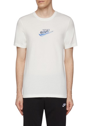 Main View - Click To Enlarge - NIKE - The Nike Sportwear Metallic Logo T-Shirt