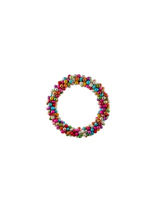 Main View - Click To Enlarge - SHISHI - Glass Ball Wreath Bauble — Multi-colour