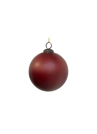 Main View - Click To Enlarge - SHISHI - Glass Ball Bauble — Matte Red