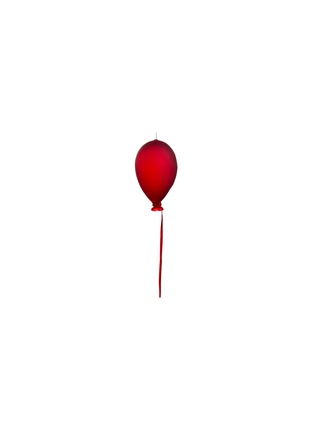 Main View - Click To Enlarge - SHISHI - Glass Balloon Ornament — Transparent Mat Red