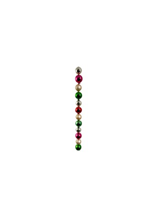 Main View - Click To Enlarge - SHISHI - Garland Glass Ball — Red/Gold/Green