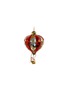 Main View - Click To Enlarge - SHISHI - Santa Hot Air Balloon Glass Bauble — Red/Gold