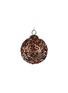 Main View - Click To Enlarge - SHISHI - Glittered Glass Ball Ornament — Gold/Red