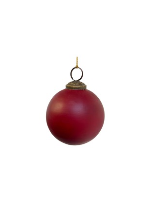 Main View - Click To Enlarge - SHISHI - Glass Ball Ornament — Mat Red