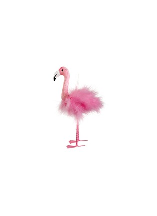 Main View - Click To Enlarge - SHISHI - Feather Flamingo Figure — Light Pink