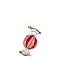 Main View - Click To Enlarge - SHISHI - Glass Candy Ornament — White/Red/Gold