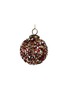 Main View - Click To Enlarge - SHISHI - Glittered Glass Ball Ornament — Gold/Red