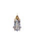 Main View - Click To Enlarge - SHISHI - Space Shuttle Glass Bauble — Silver/Blue