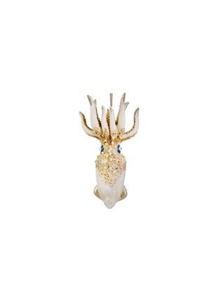 Main View - Click To Enlarge - SHISHI - Squid Beaded Glass Bauble — Transparent White