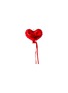 Main View - Click To Enlarge - SHISHI - Glass Heart Ballon Ornament — Red