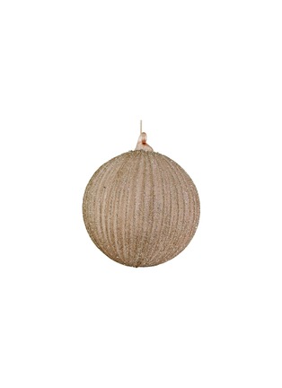 Main View - Click To Enlarge - SHISHI - Sugared Glass Ball Bauble — Champagne Glitter