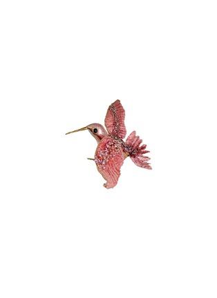 Main View - Click To Enlarge - SHISHI - Hummingbird Glass Bauble — Pink