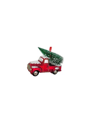 Main View - Click To Enlarge - SHISHI - Glass Car With Tree Bauble — Mat Red