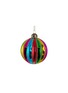 Main View - Click To Enlarge - SHISHI - Glittered Lined Glass Ball Ornament — Shiny Multicolour/Gold