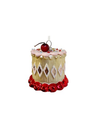 Main View - Click To Enlarge - SHISHI - Cake With Cherry On Top Glass Bauble