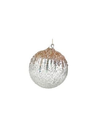 Main View - Click To Enlarge - SHISHI - Glittered Iced Glass Ball Ornament