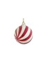 Main View - Click To Enlarge - SHISHI - Sugared Swirl Glass Bauble — Red/White