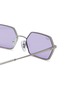 Detail View - Click To Enlarge - RAY-BAN - Gunmetal Metal Geometric Sunglasses