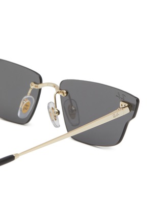 Detail View - Click To Enlarge - RAY-BAN - Metal Rectangle Sunglasses