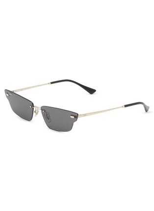 Main View - Click To Enlarge - RAY-BAN - Metal Rectangle Sunglasses