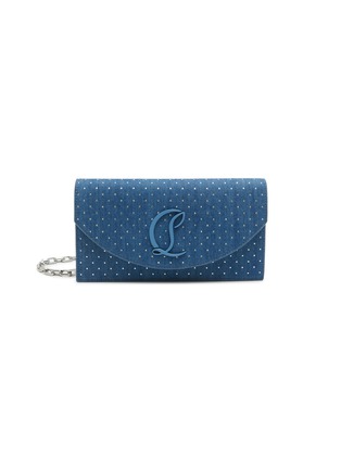 Main View - Click To Enlarge - CHRISTIAN LOUBOUTIN - Loubi54 Toile Denim Clutch