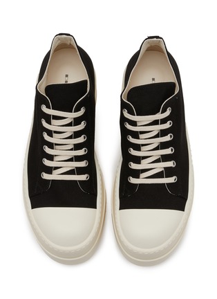 Detail View - Click To Enlarge - RICK OWENS DRKSHDW - Double Bumper Denim Low Top Men's Sneakers