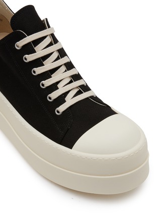 Detail View - Click To Enlarge - RICK OWENS DRKSHDW - Double Bumper Denim Low Top Men's Sneakers