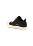  - RICK OWENS  - Leather Low Top Sneakers