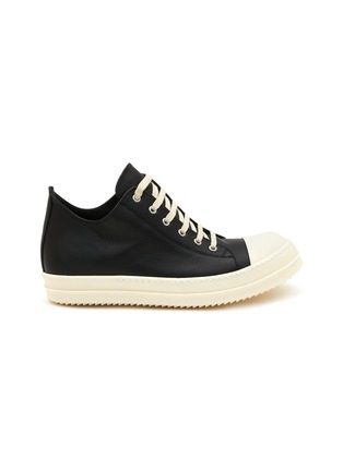 RICK OWENS | Leather Low Top Sneakers