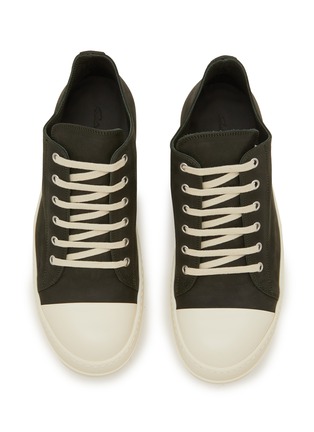 Detail View - Click To Enlarge - RICK OWENS  - Leather Low Top Men's Sneakers