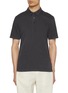 Main View - Click To Enlarge - JAMES PERSE - COTTON SUEDED POLO SHIRT